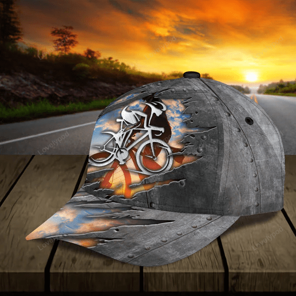 Cycing Classic Cap, Gift for Cycling Lovers, Bike Lovers Trucker Hats Custom Hats Gifts For Men & Women