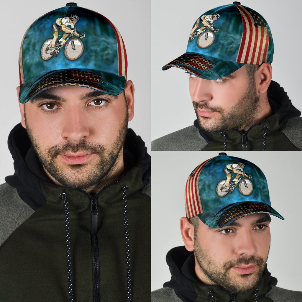 Cycling Classic Cap, Gift for Cycling Lovers, Bike Lovers Trucker Hats Custom Hats Gifts For Men & Women