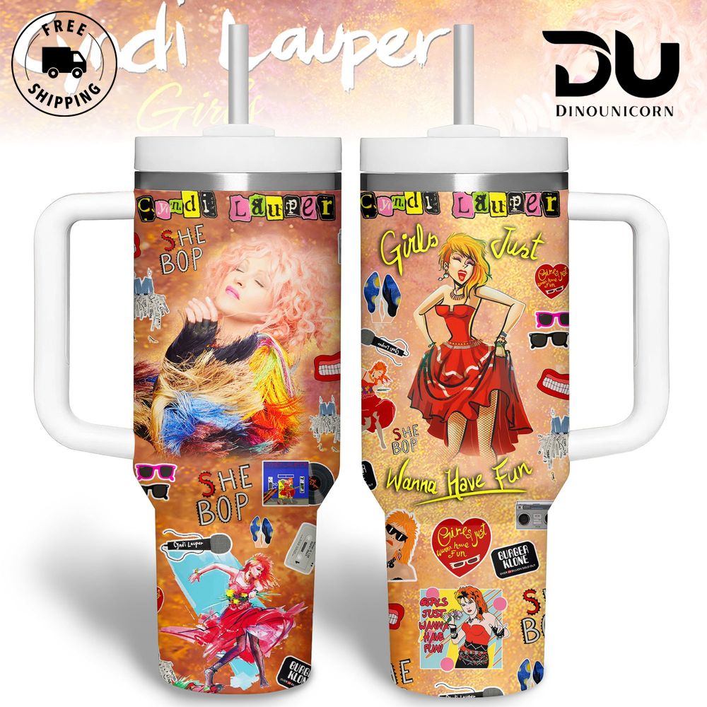 Cyndi Lauper Music Custom Stanley Cup 40 oz 30 oz Tumbler With HandleTVC2301711
