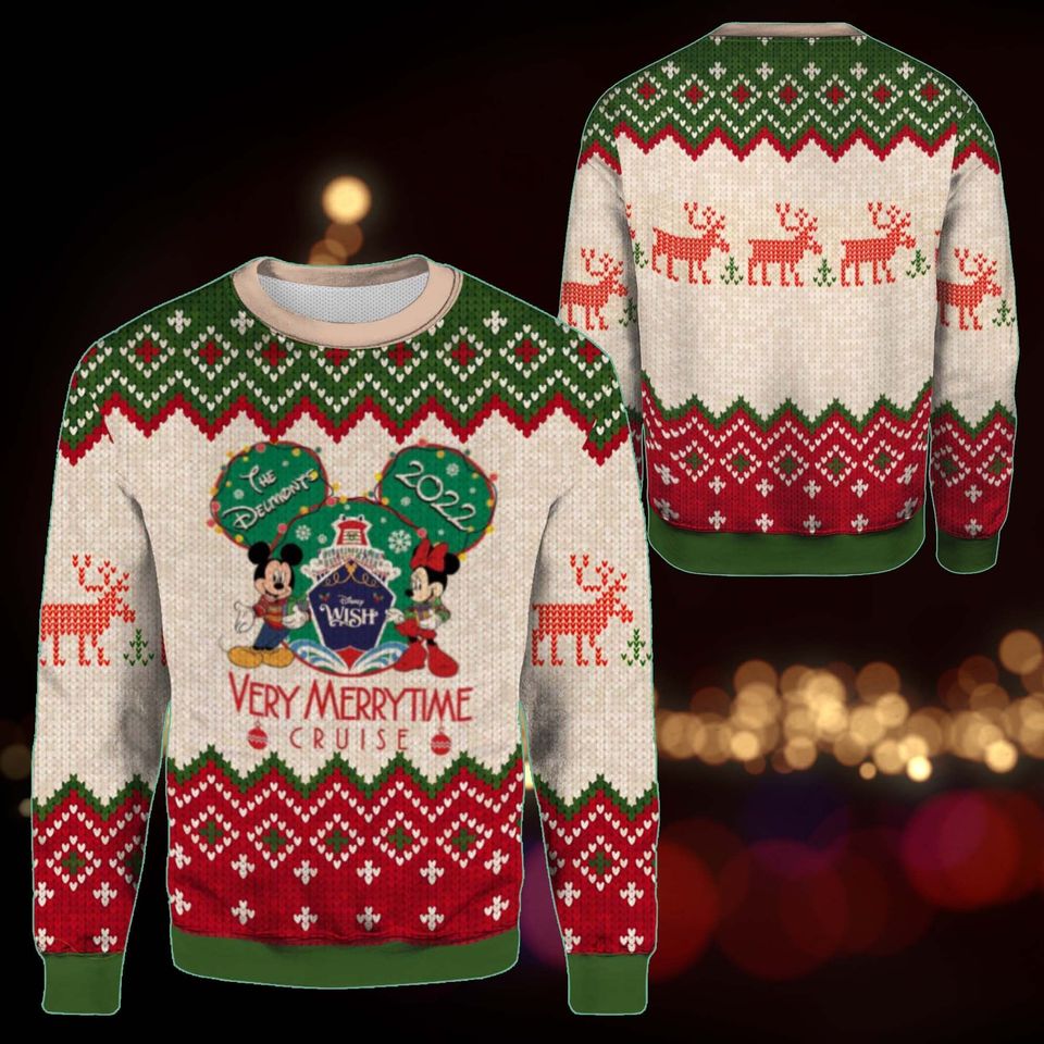 D.i.sney Very Merrytime Cruise Shirt, Verry Merry Party 3D sweater
