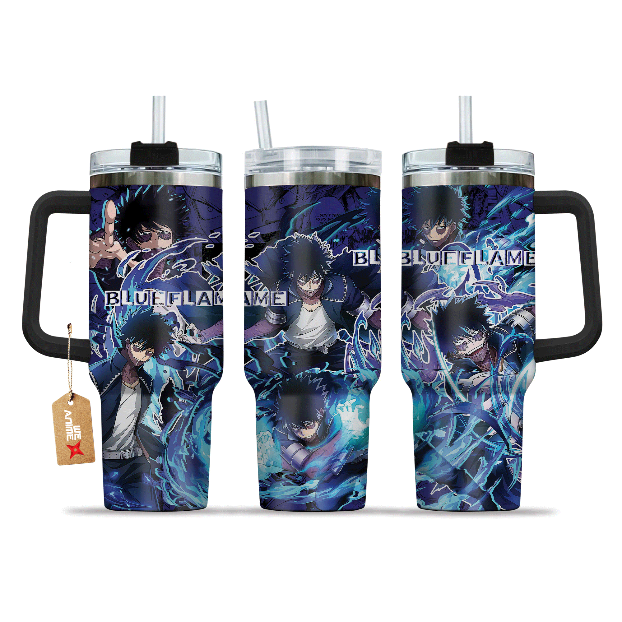 Dabi Blueflame Boku no Hero Academia Anime Custom Stanley Cup 40 oz 30 oz Tumbler With HandleTVC2301207
