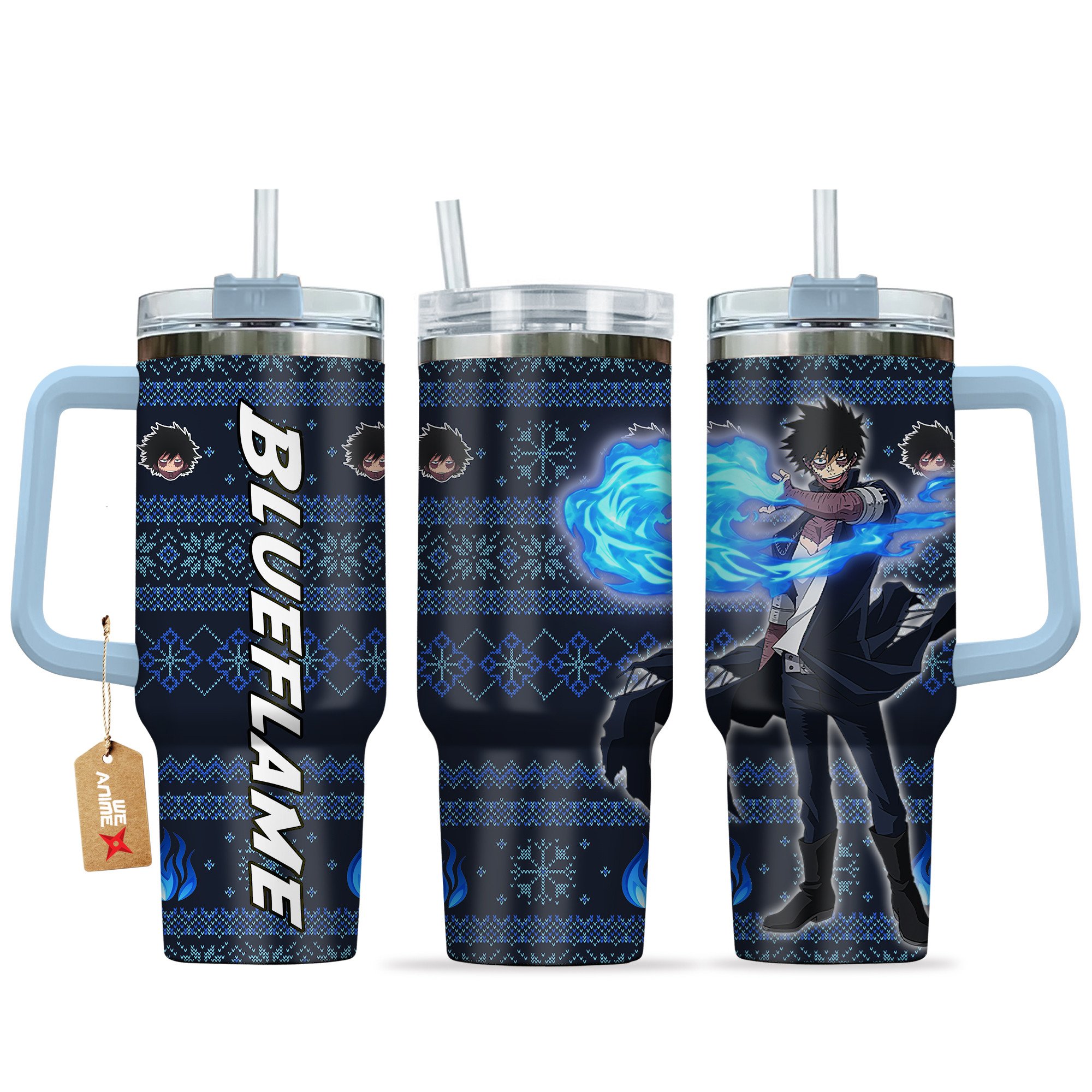 Dabi Blueflame My Hero Academia Anime Custom Stanley Cup 40 oz 30 oz Tumbler With HandleTVC2301164