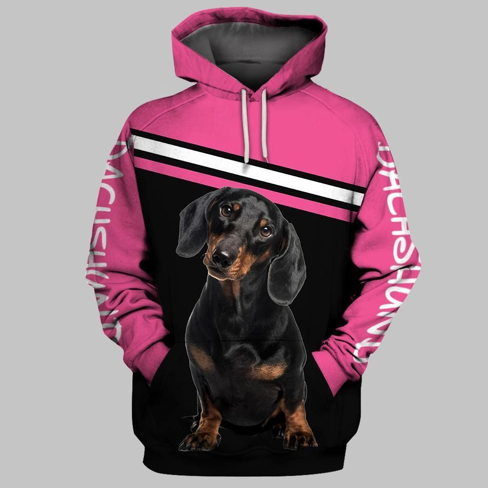 Dachshund Alone Together 3D All Over Print Hoodie, Zip Hoodie
