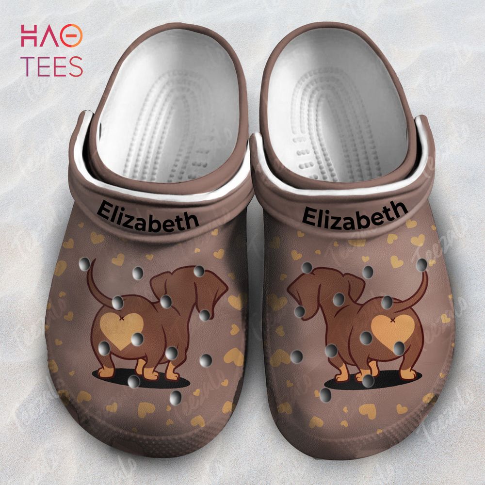 Dachshund Butt Animal Crocs Crocband Clogs Shoes Comfortable For Men Women and Kids