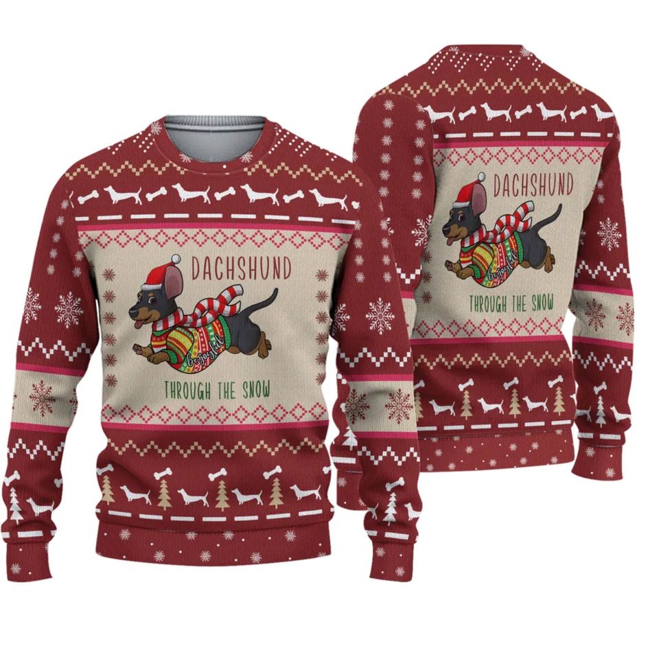 Dachshund Christmas Sweater