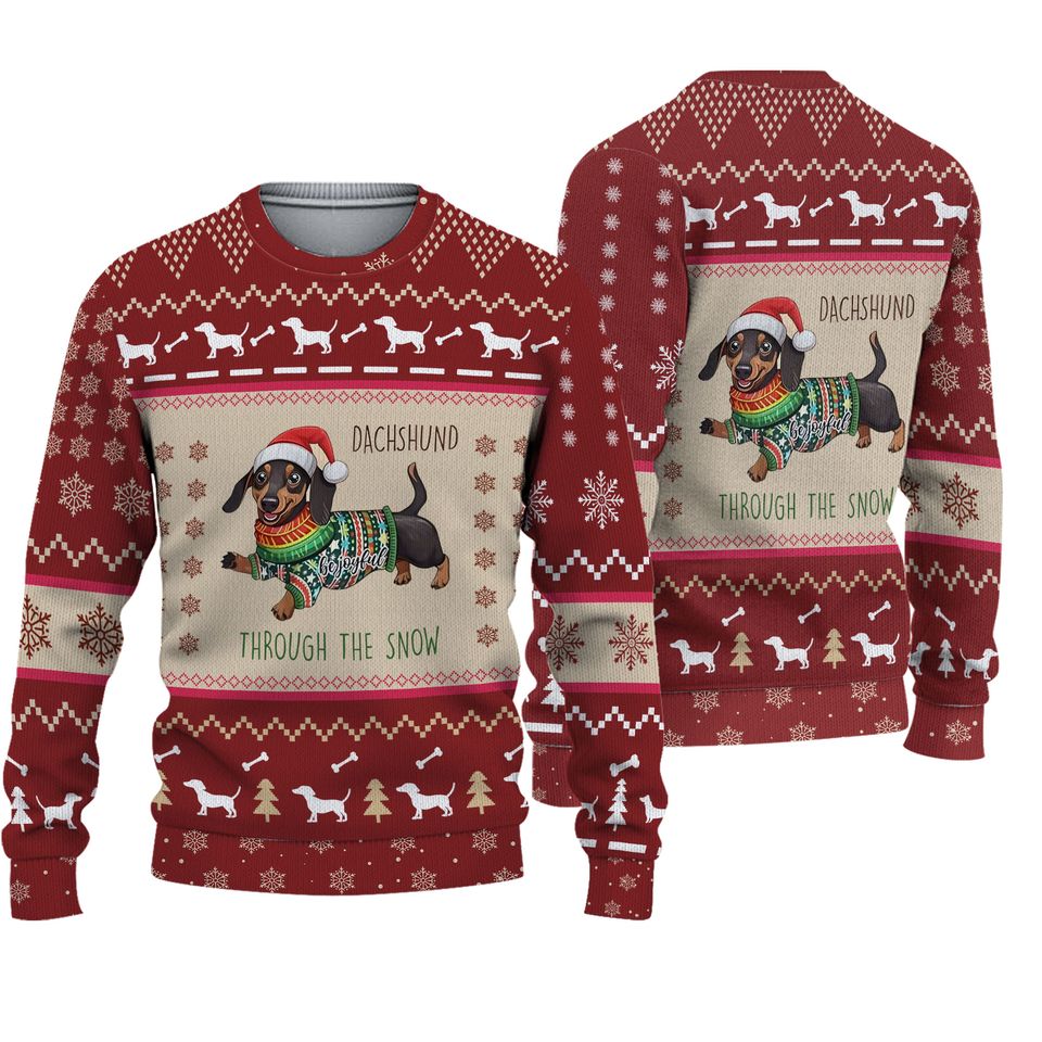 Dachshund Christmas Sweater