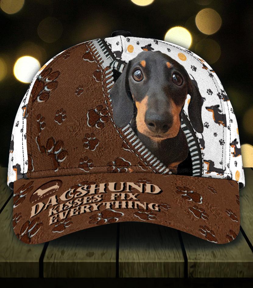 Dachshund Classic Cap, Gift for Dachshund Lovers Trucker Hats Custom Hats Gifts For Men & Women