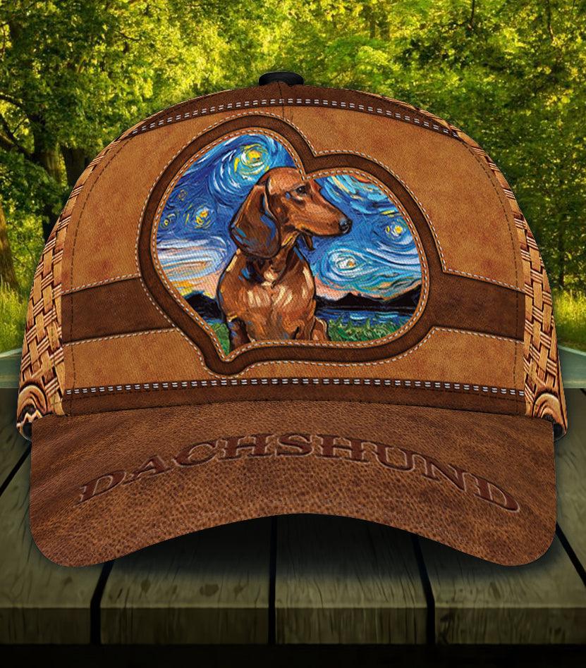 Dachshund Classic Cap, Gift for Dachshund Lovers Trucker Hats Custom Hats Gifts For Men & Women