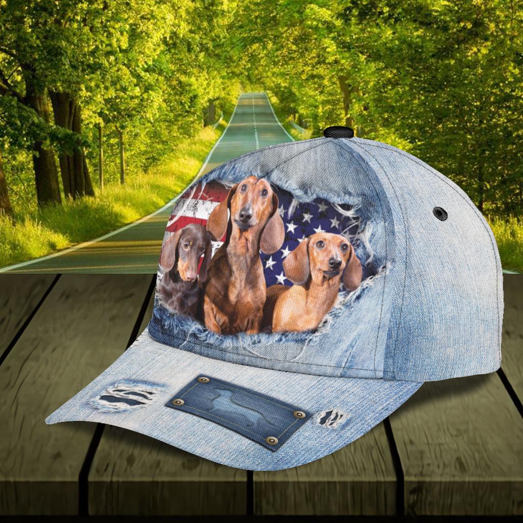 Dachshund Classic Cap, Gift for Dachshund Lovers Trucker Hats Custom Hats Gifts For Men & Women