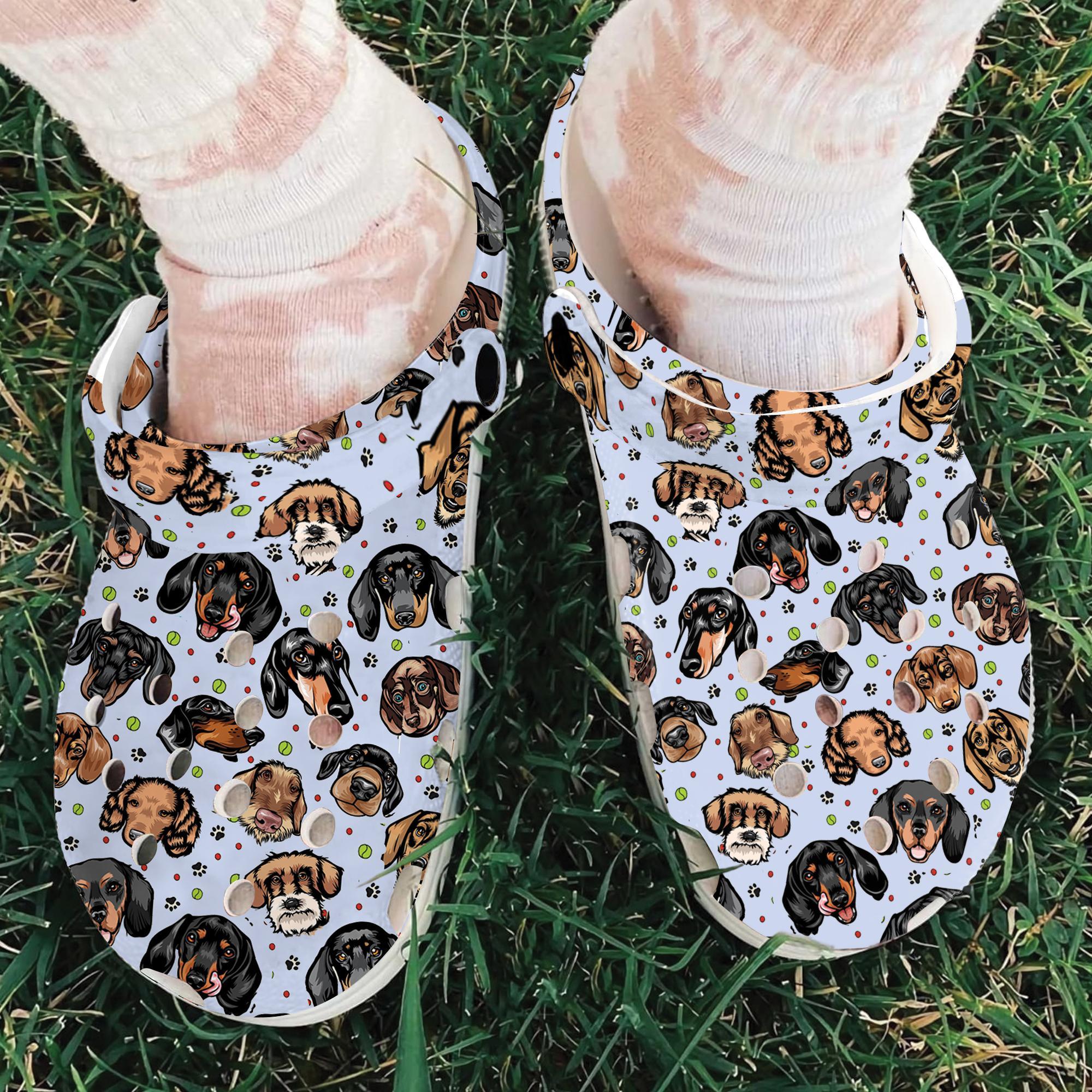 Dachshund Crocs Crocband Clogs - Comfy Shoes for All - Image 3
