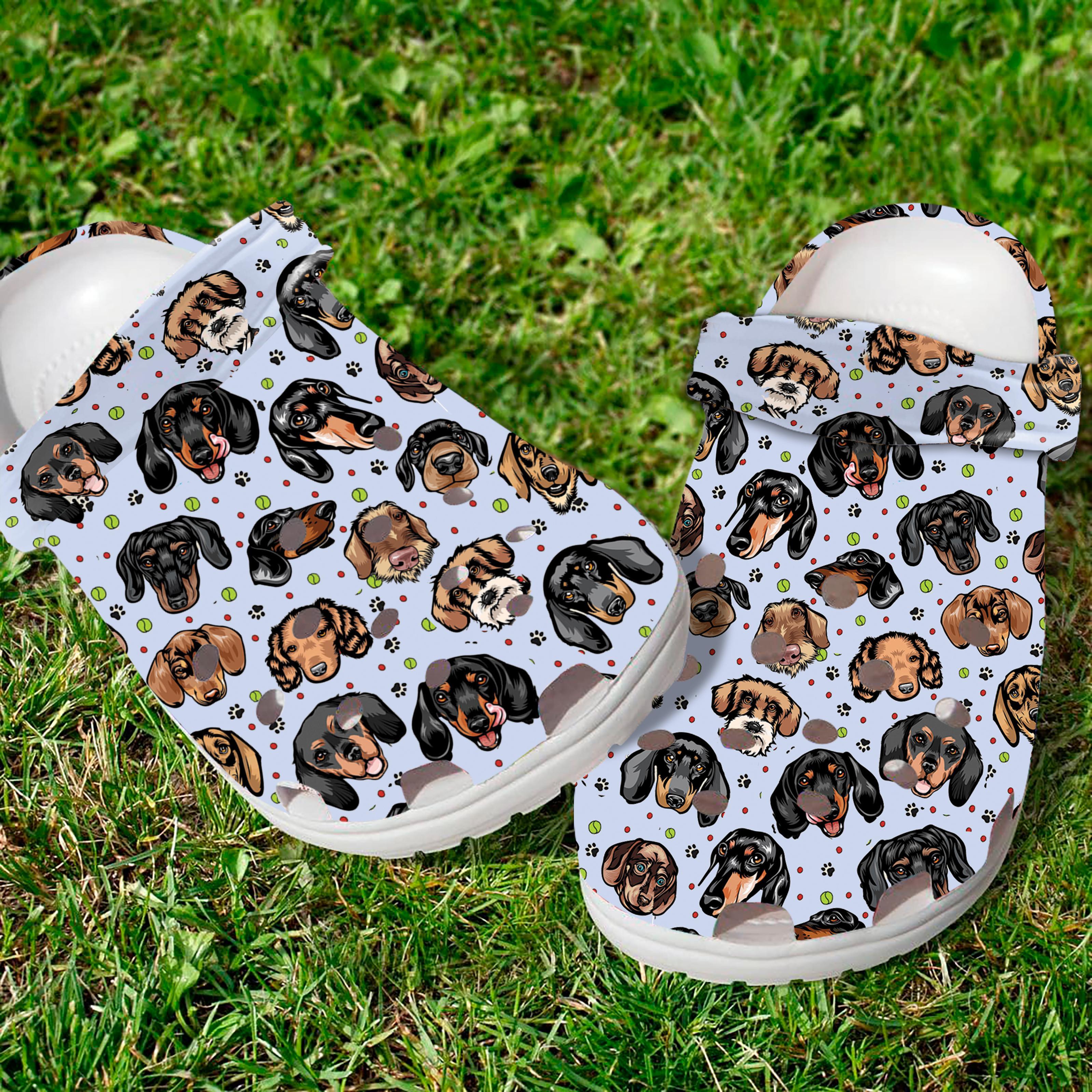 Dachshund Crocs Crocband Clogs - Comfy Shoes for All - Image 4
