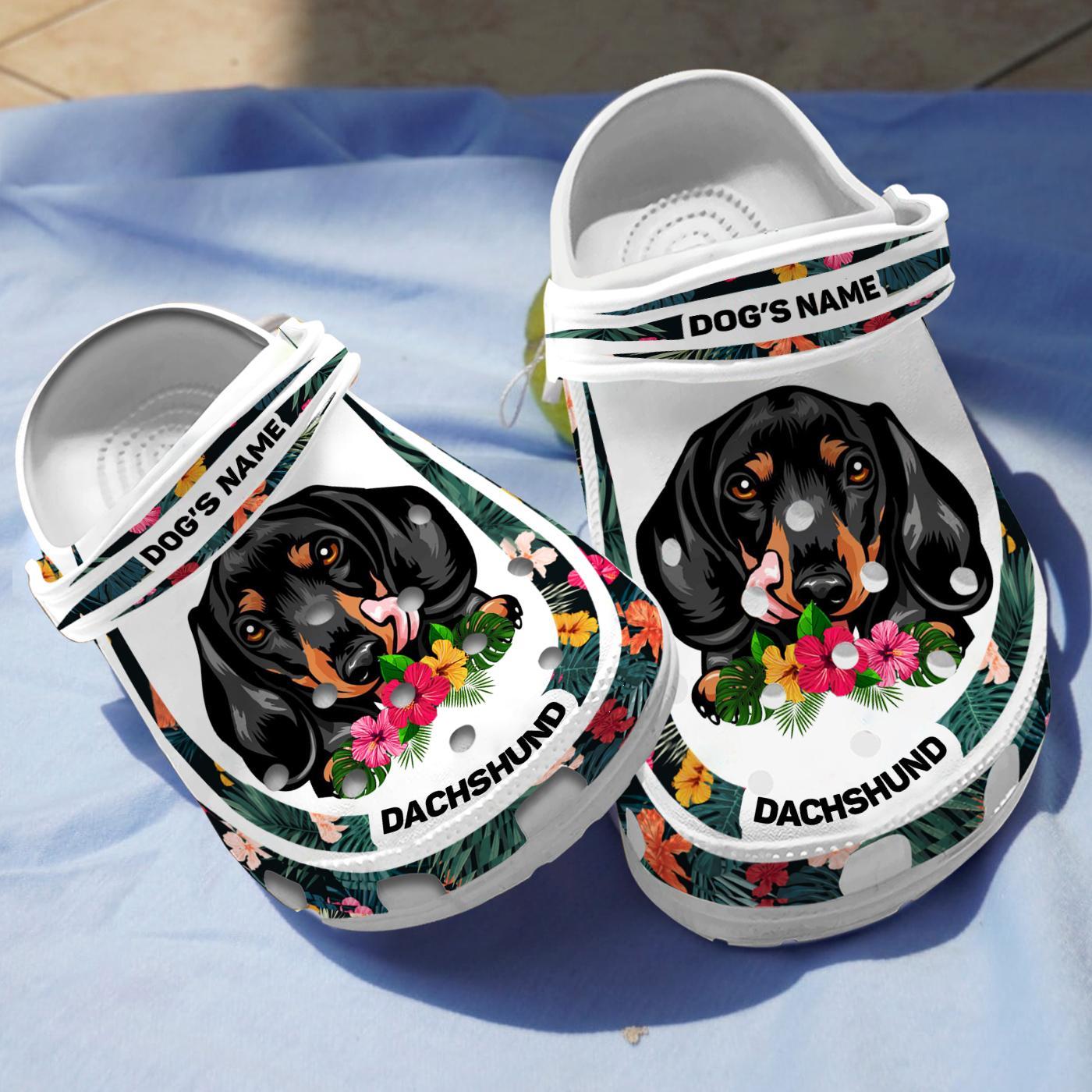 Dachshund Crocs Crocband Clogs Shoes Comfortable For Men Women and Kids