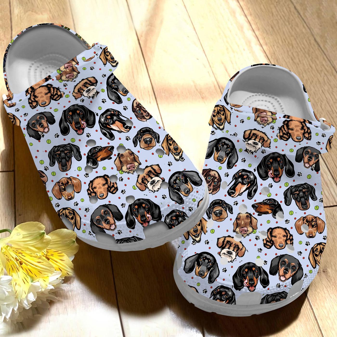 Dachshund Crocs Crocband Clogs - Comfy Shoes for All - Image 2