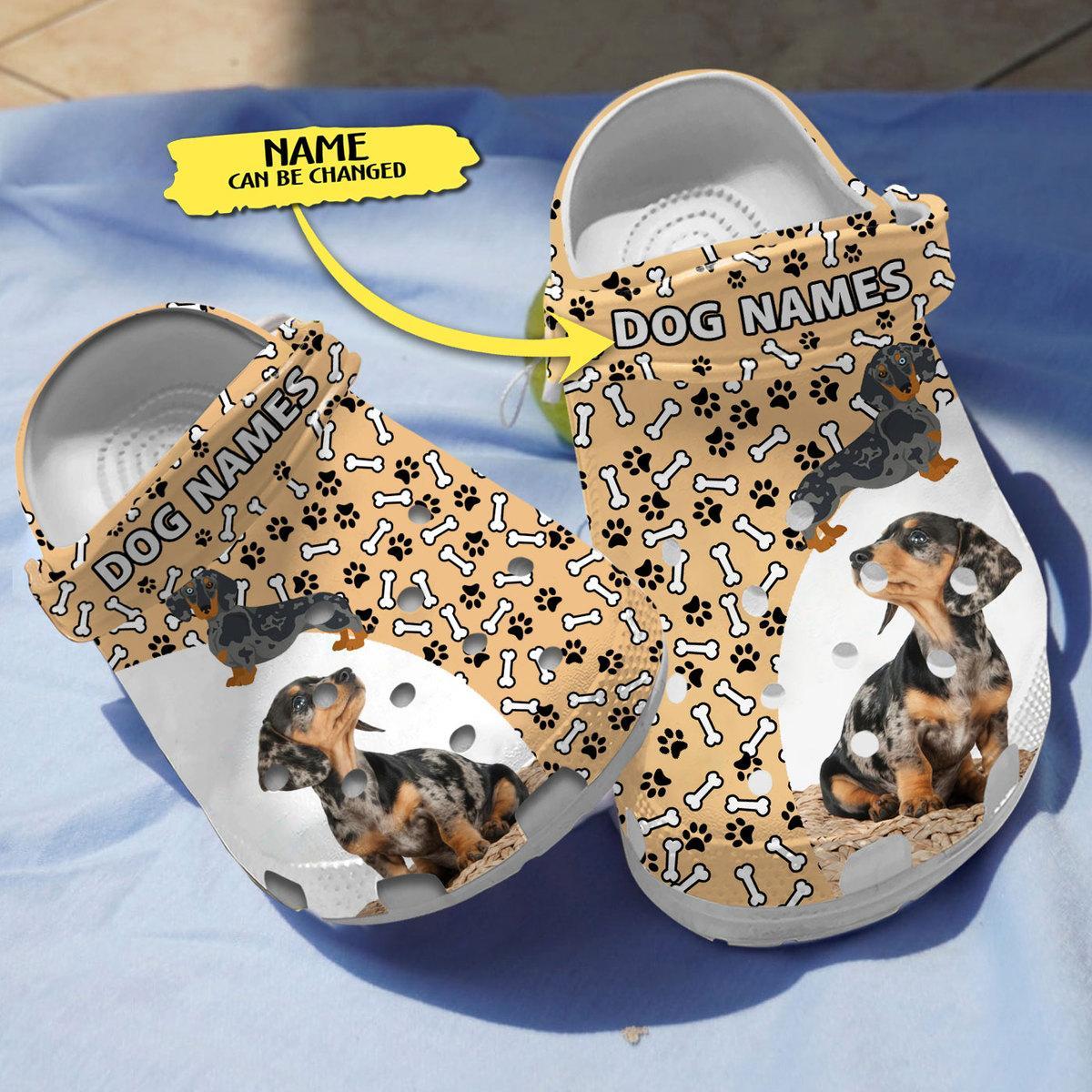 Dachshund Cute Dog Crocs Crocband Clogs Shoes Comfortable For Men Women and Kids