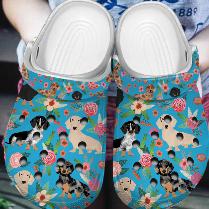 Dachshund Dog Animal Crocs Crocband Clogs Shoes Comfortable For Men Women and Kids