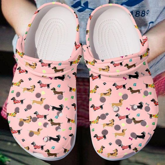 Dachshund Dog Animal Crocs Crocband Clogs Shoes Comfortable For Men Women and Kids