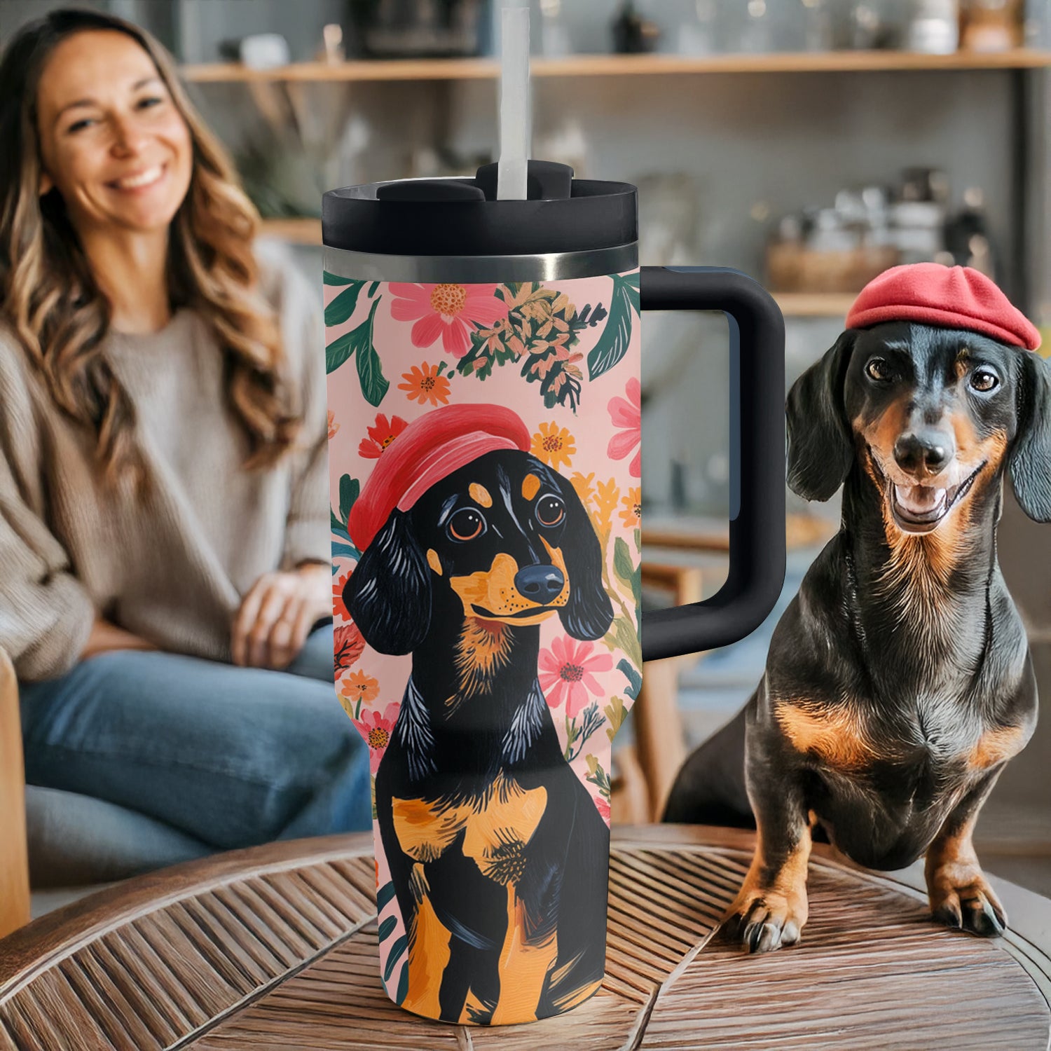 Dachshund Dog Custom Stanley Cup 40 oz 30 oz Tumbler With HandleTVC2301307