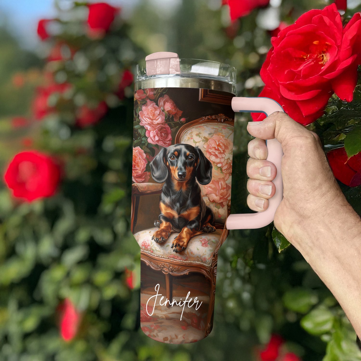 Dachshund Dog Custom Stanley Cup 40 oz 30 oz Tumbler With HandleTVC2301308 - Image 4
