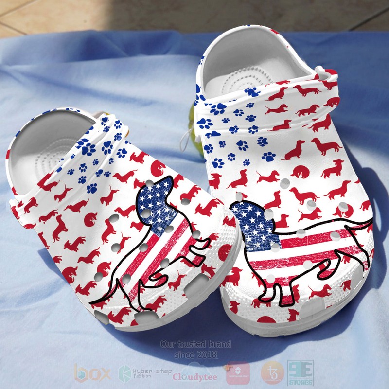 Dachshund Dog Lovers Animal Crocs Crocband Clogs Shoes Comfortable For Men Women and Kids