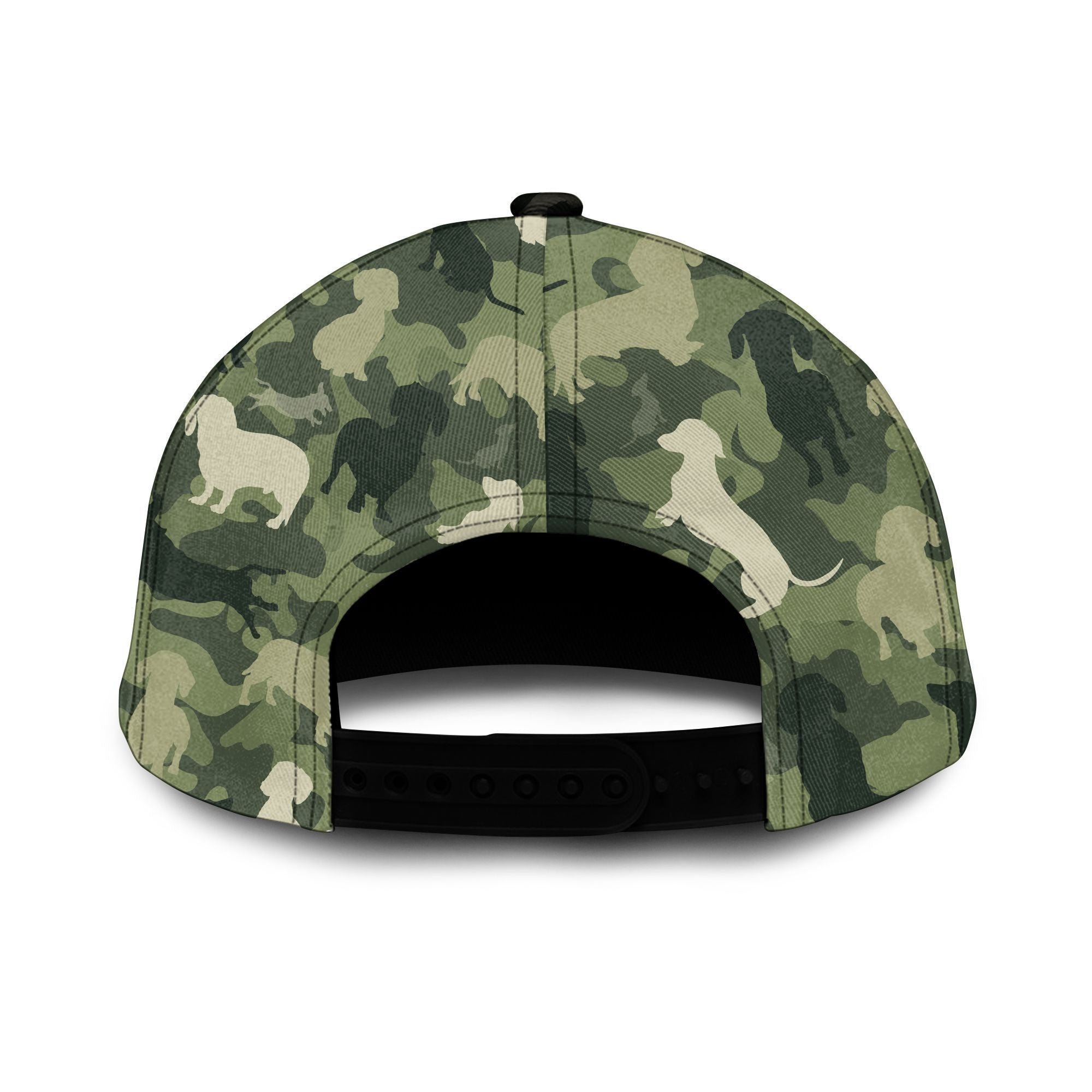 Dachshund-Green Camo Hat Classic Cap Trucker Hats Custom Hats Gifts For Men & Women