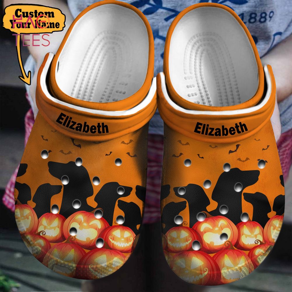 Dachshund Halloween Animal Crocs Crocband Clogs Shoes Comfortable For Men Women and Kids