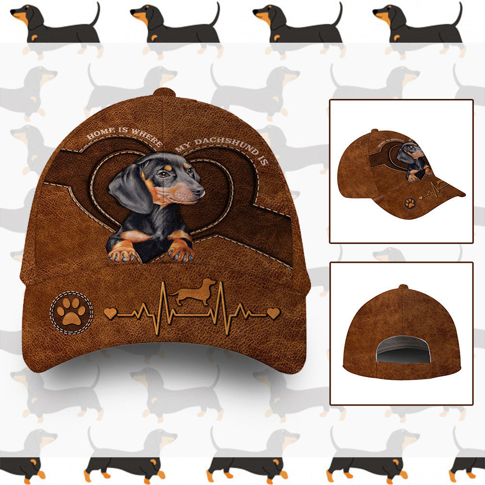 Dachshund Home Hat Classic Cap Trucker Hats Custom Hats Gifts For Men & Women