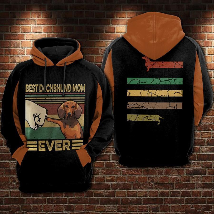 Dachshund Mom 3D All Over Print Hoodie, Zip Hoodie