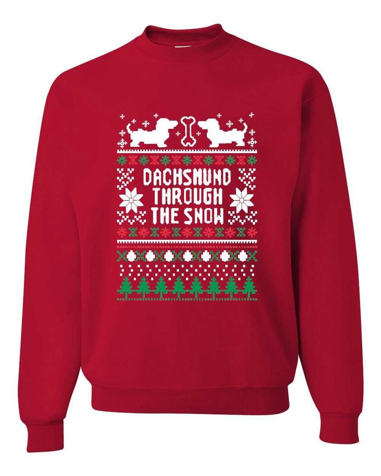 Dachshund Ugly Christmas Sweater