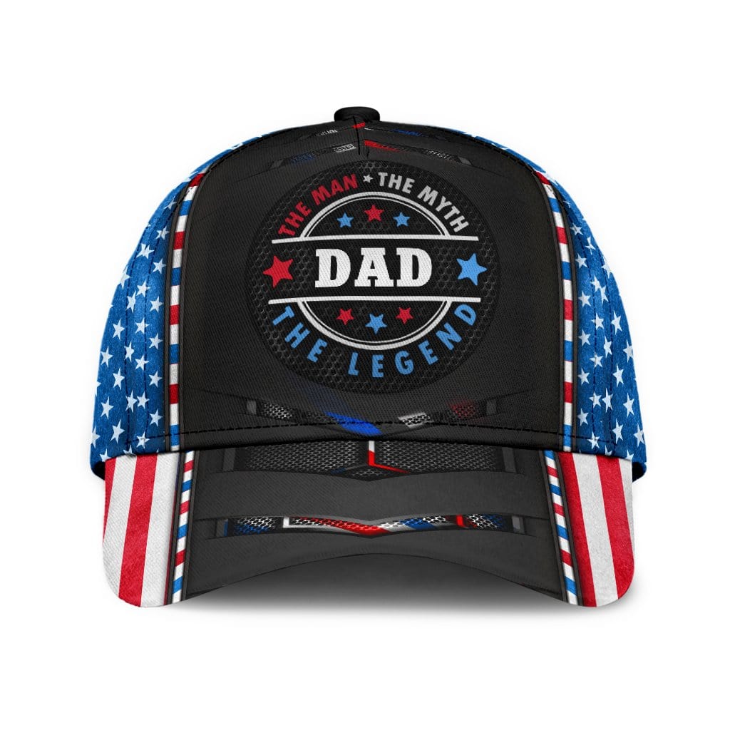 DAD Baseball Cap Dad US The Myth Legend Classic Hat Trucker Hats Custom Hats Gifts For Men & Women