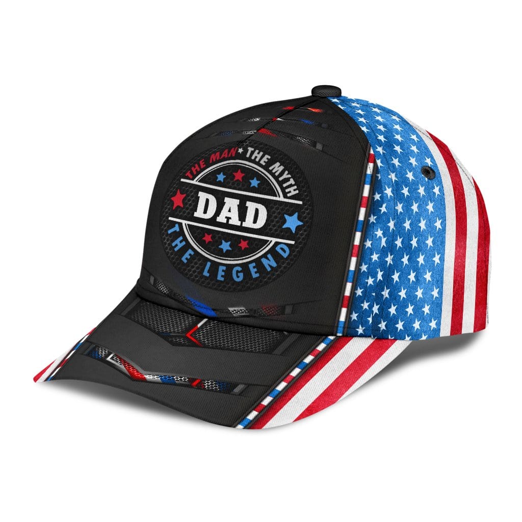 DAD Baseball Cap Dad US The Myth Legend Classic Hat Trucker Hats Custom Hats Gifts For Men & Women