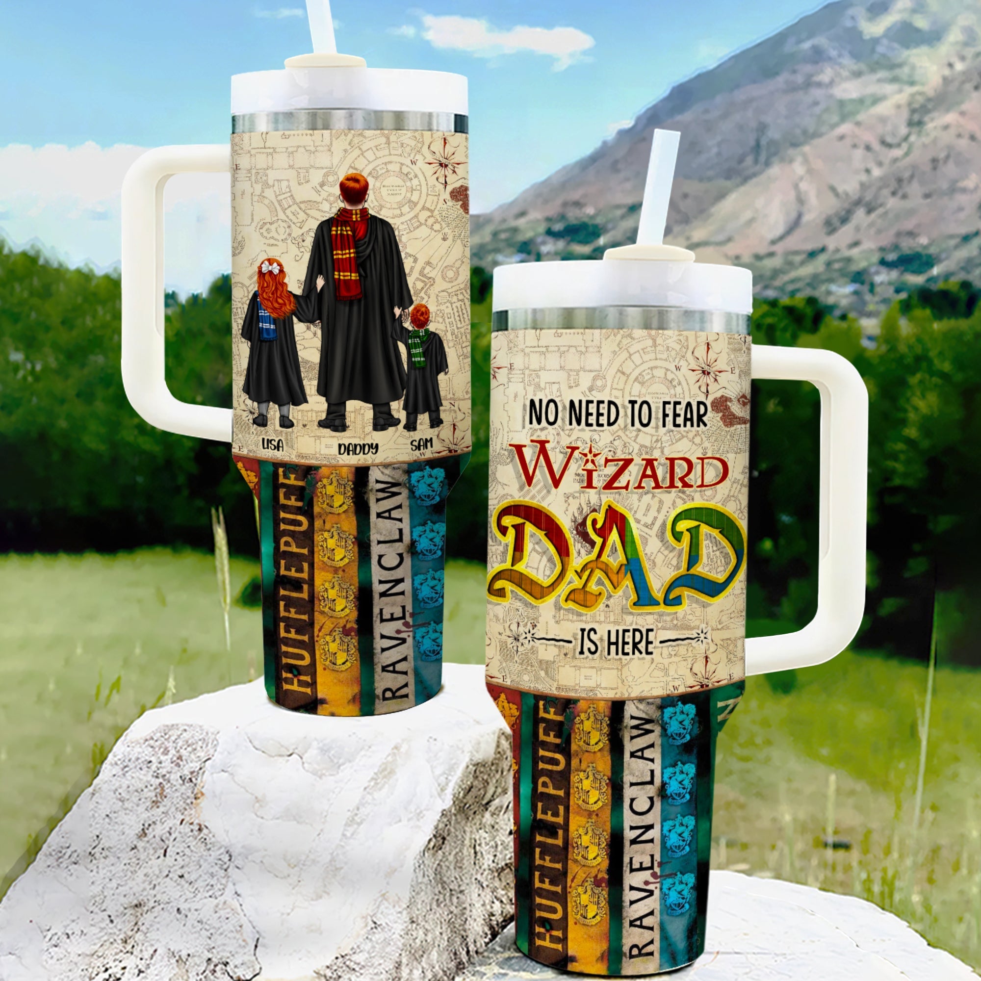 Dad Harry Potter Movies Custom Stanley Cup 40 oz 30 oz Tumbler With HandleTVC2301764