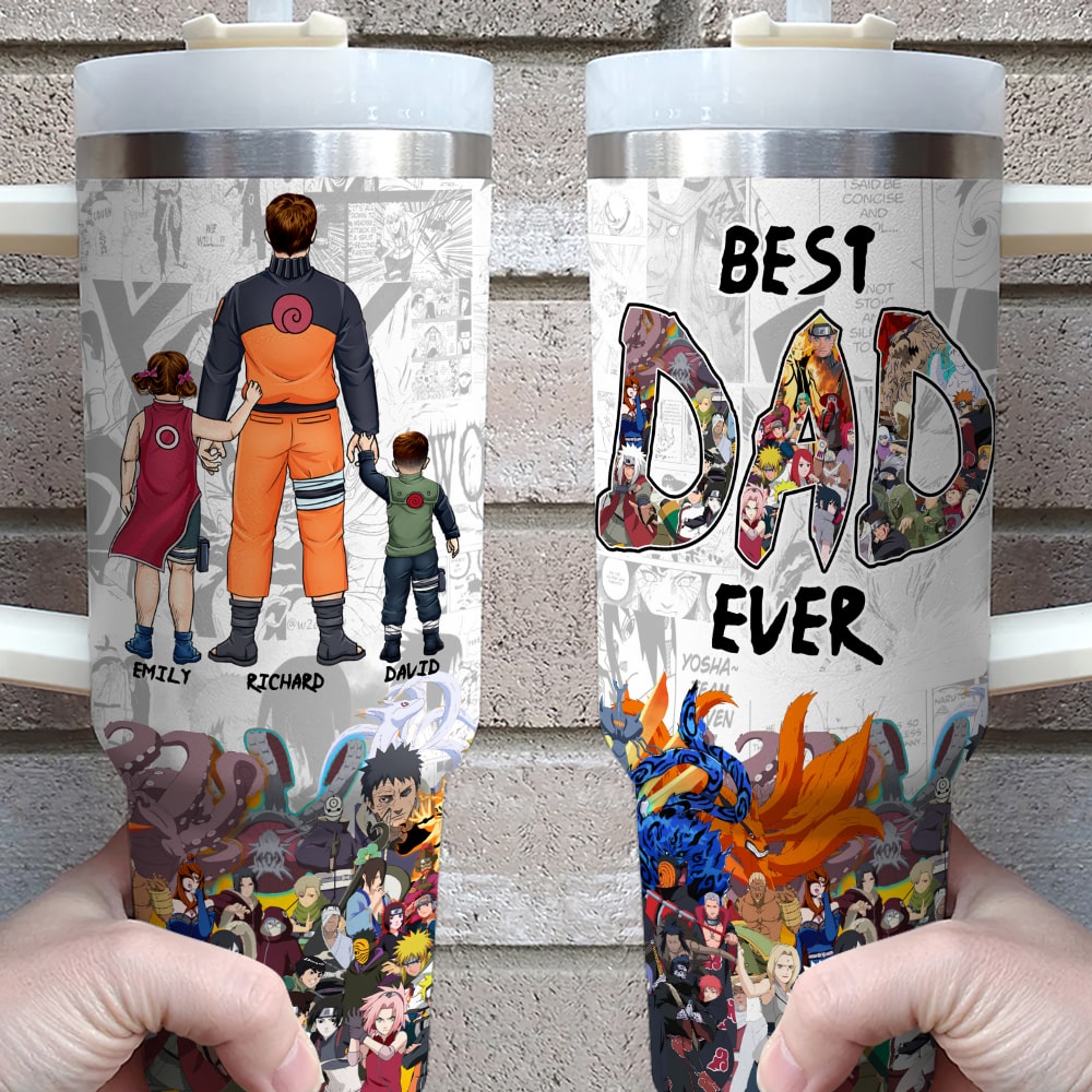 Dad Naruto Anime Custom Stanley Cup 40 oz 30 oz Tumbler With HandleTVC2301764 - Image 2