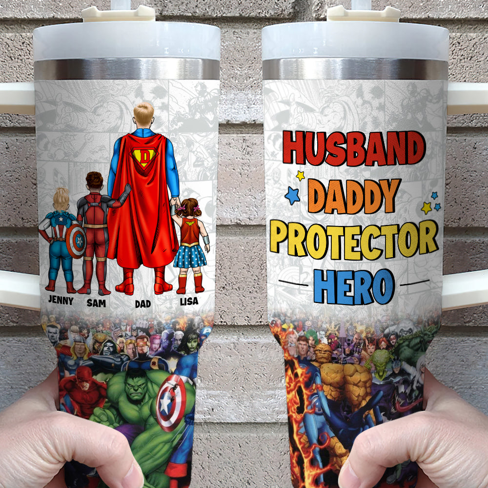 Dad Superheroes Marvel Movies Custom Stanley Cup 40 oz 30 oz Tumbler With HandleTVC2301764