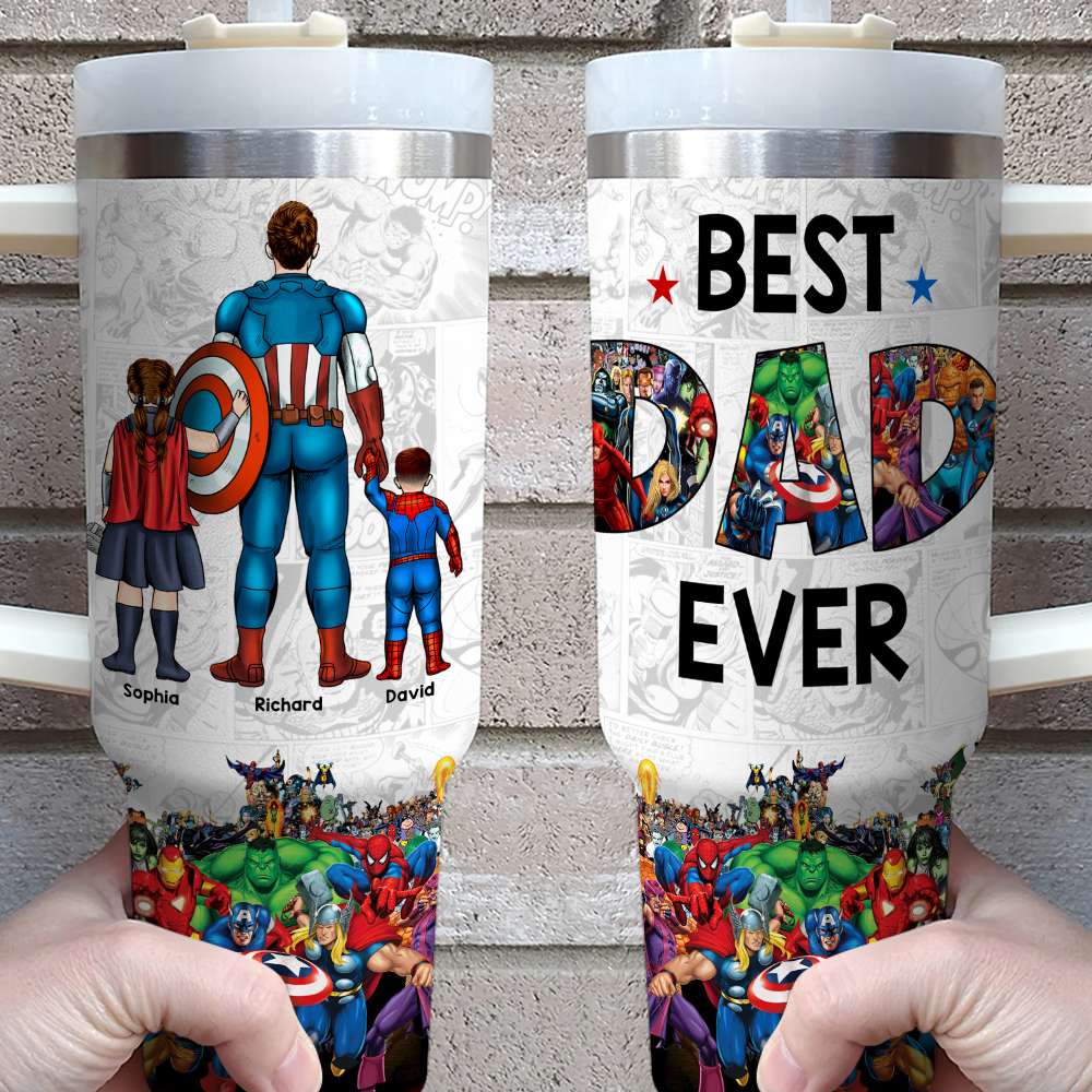 Dad Superheroes Marvel Movies Custom Stanley Cup 40 oz 30 oz Tumbler With HandleTVC2301765
