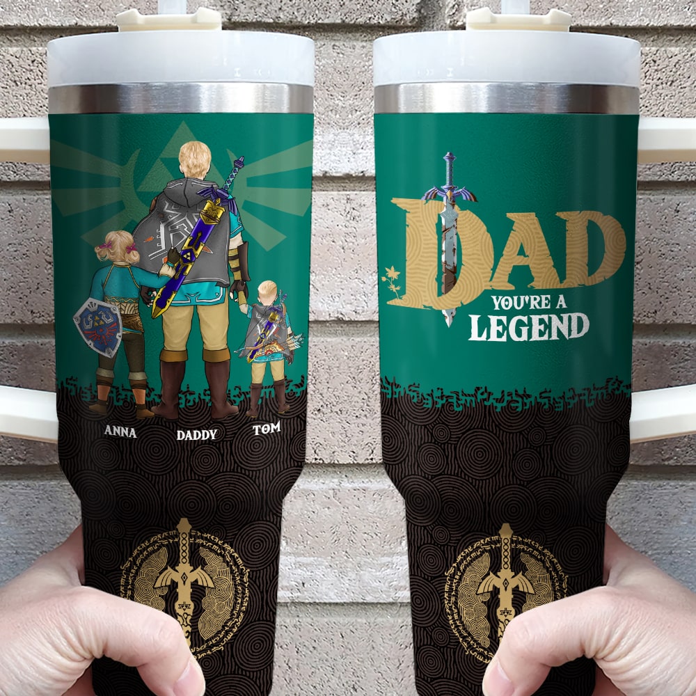 Dad The Legend of Zelda Games Custom Stanley Cup 40 oz 30 oz Tumbler With HandleTVC2301765