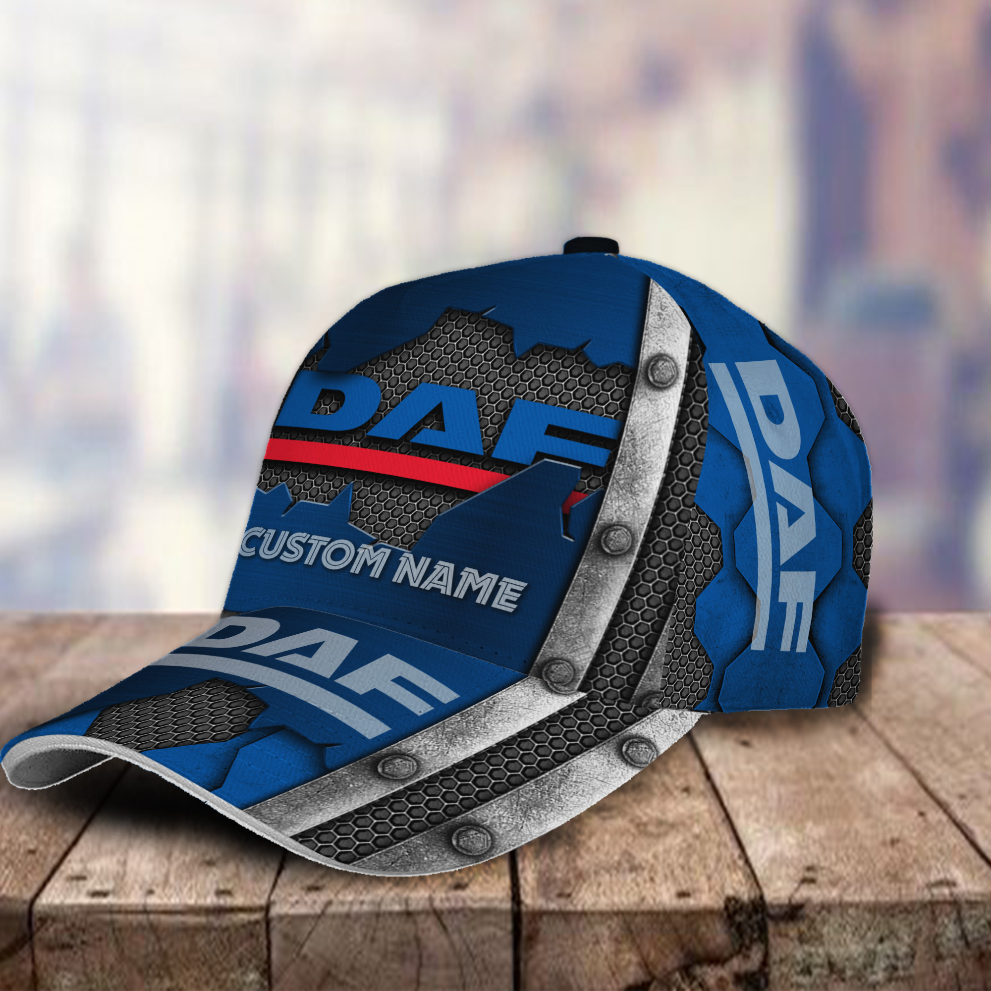 Daf 3D Classic Cap Custom Hat Logo Name Trucker Hats Custom Hats Gifts For Men & Women