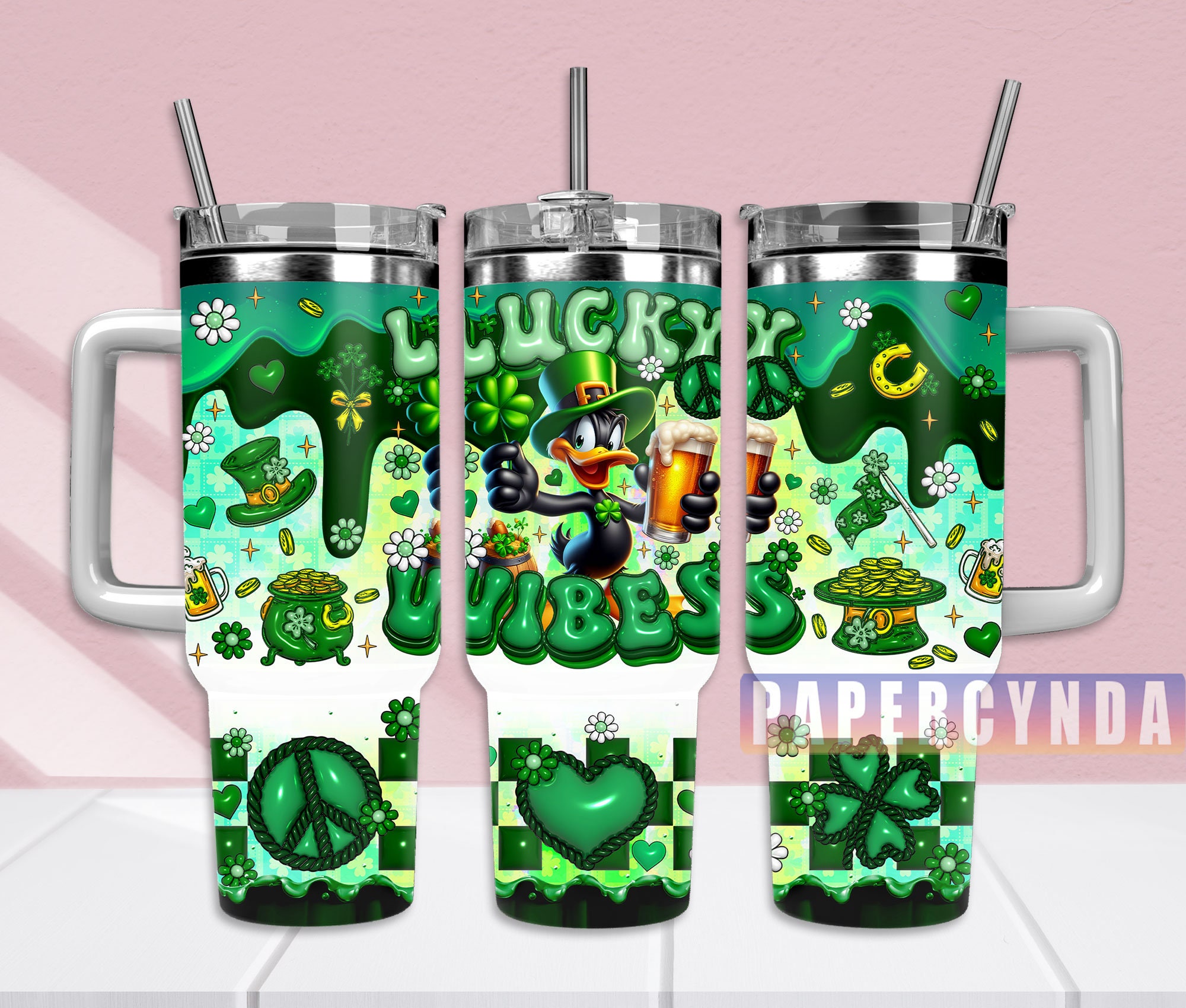 Daffy Duck Looney Tunes Custom Stanley Cup 40 oz 30 oz Tumbler With HandleTVC2301834