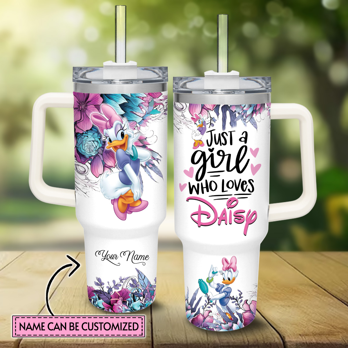 Daisy Duck Mickey Mouse And Friends Cartoon Custom Stanley Cup 40 oz 30 oz Tumbler With HandleTVC2301828