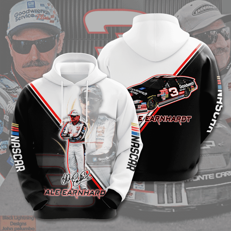 Dale Earnhardt 3D All Over Print Hoodie, Zip Hoodie