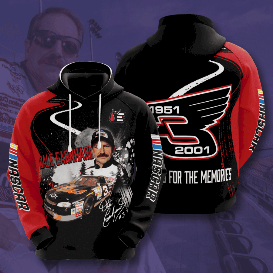 Dale Earnhardt 3D All Over Print Hoodie, Zip Hoodie