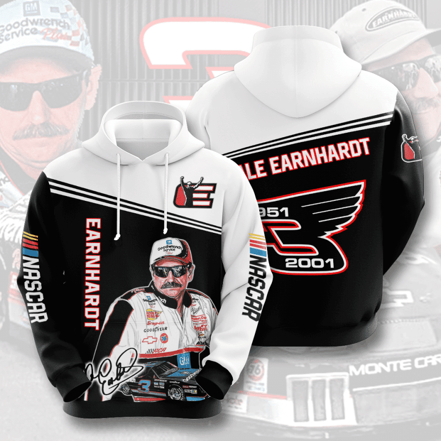Dale Earnhardt 3D All Over Print Hoodie, Zip Hoodie