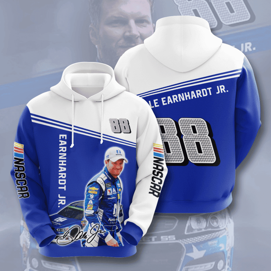 Dale Earnhardt Jr 3D All Over Print Hoodie, Zip Hoodie