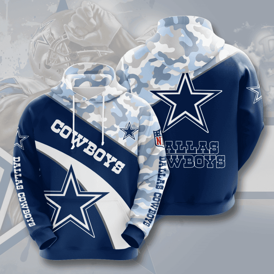 Dallas Cowboys 3D All Over Print Hoodie, Zip Hoodie