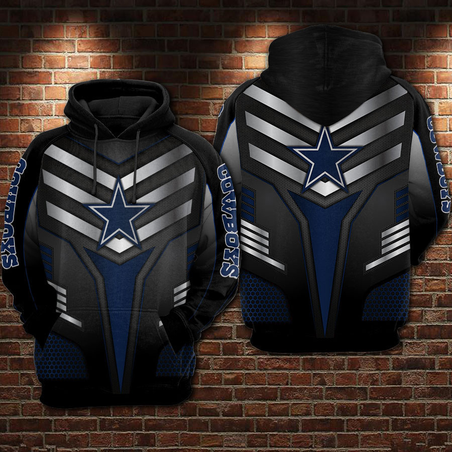 Dallas Cowboys 3D All Over Print Hoodie, Zip Hoodie