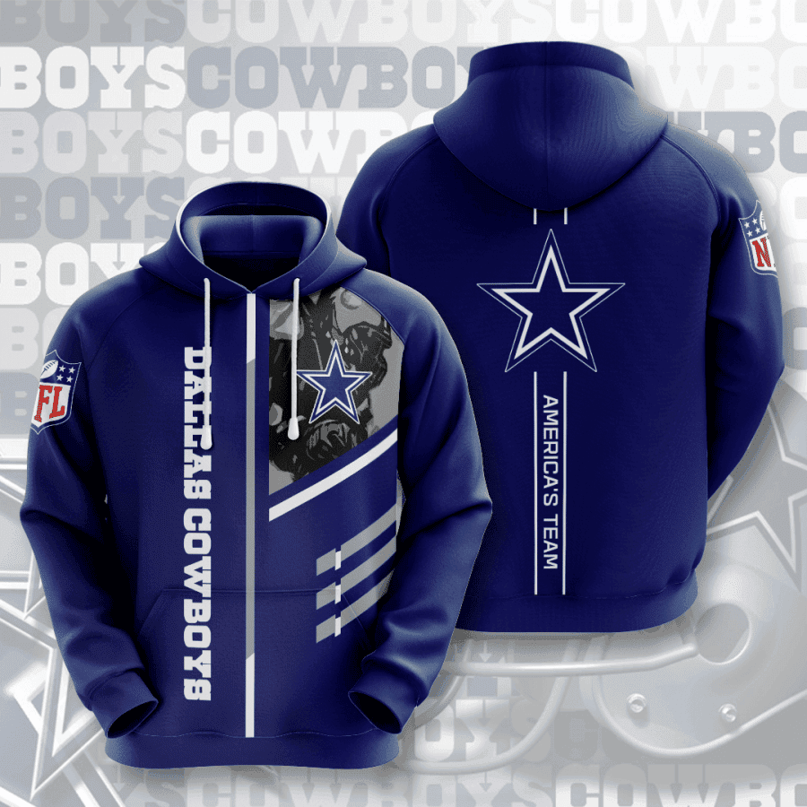 Dallas Cowboys 3D All Over Print Hoodie, Zip Hoodie