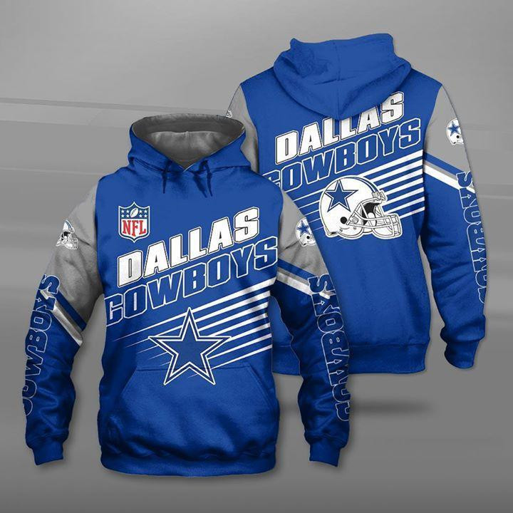 Dallas Cowboys 3D All Over Print Hoodie, Zip Hoodie