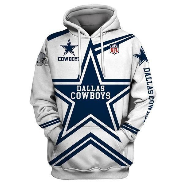 Dallas Cowboys 3D All Over Print Hoodie, Zip Hoodie