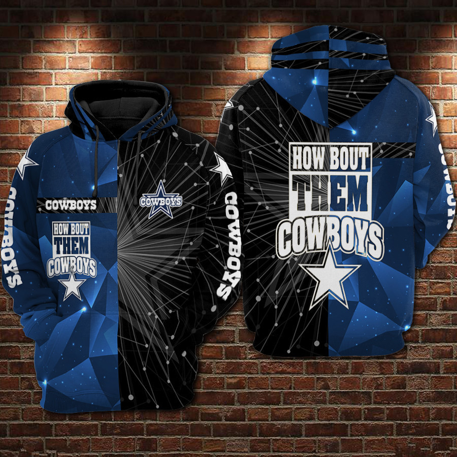 Dallas Cowboys 3D All Over Print Hoodie, Zip Hoodie