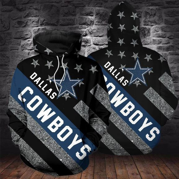 Dallas Cowboys 3D All Over Print Hoodie, Zip Hoodie