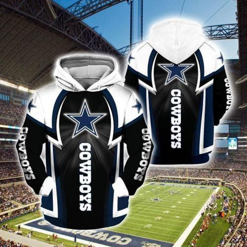 Dallas Cowboys 3D All Over Print Hoodie, Zip Hoodie